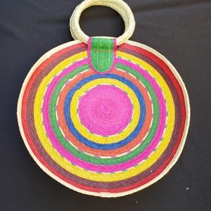 Circular eco- friendly artisan tote!